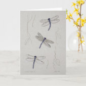 森林飛行カード カード (黄色い花)