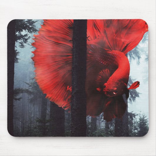 森林魚 マウスパッド (正面)