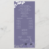 森林鳥と葉の紫 プログラム (裏面)