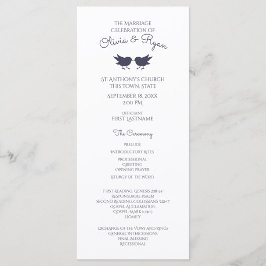 森林鳥と葉の紫 プログラム (正面)