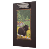 森林-アイダホのツキノワグマ クリップボード (左)