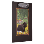 森林-アイダホのツキノワグマ クリップボード (右)