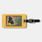 森林-アイダホのツキノワグマ ラゲッジタグ (正面横)