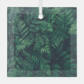 森林 |ウッドランドシダ ガラスオーナメント (正面)