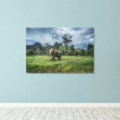 森林 カオソク国立公園 キャンバスプリント (インサイチュ (ウッドフロア))