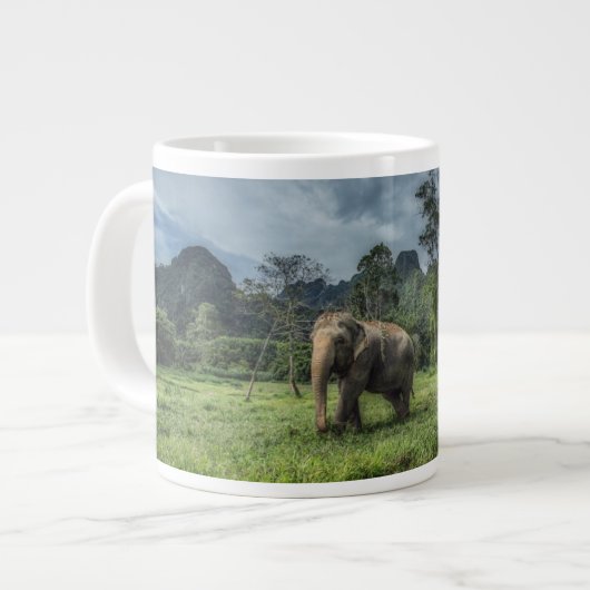 森林 カオソク国立公園 ジャンボコーヒーマグカップ (正面左)