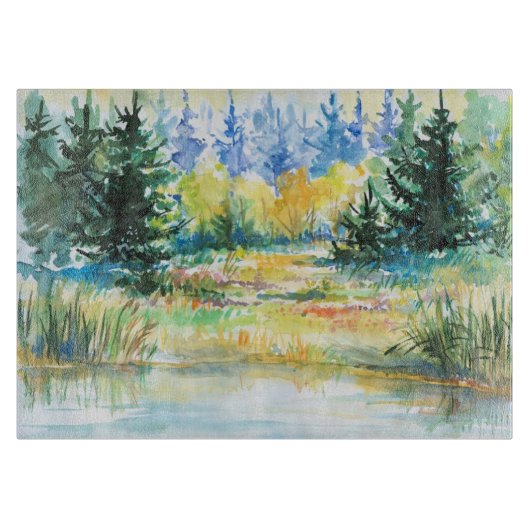 森林 カッティングボード (正面)