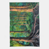 森林 |グリーンリー&ウッドランド キッチンタオル (縦)