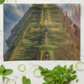 森林 |コロラド州マルーンベルズ キッチンタオル (折り畳み)