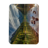 森林 |コロラド州マルーンベルズ マグネット (縦)