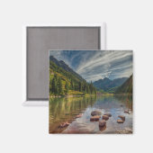 森林 |コロラド州マルーンベルズ マグネット (正面/裏面)