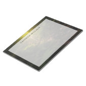 森林 |サンライトハイライト滝 ノートパッド (アングル)