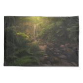 森林 |サンライトハイライト滝 枕カバー (裏面)