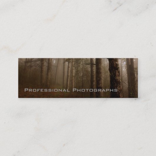 森林 スキニー名刺 (正面)