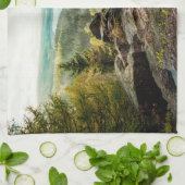 森林 |ドイツのオア山脈 キッチンタオル (折り畳み)