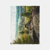 森林 |ドイツのオア山脈 フリースブランケット (正面)