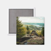 森林 |ドイツのオア山脈 マグネット (正面/裏面)