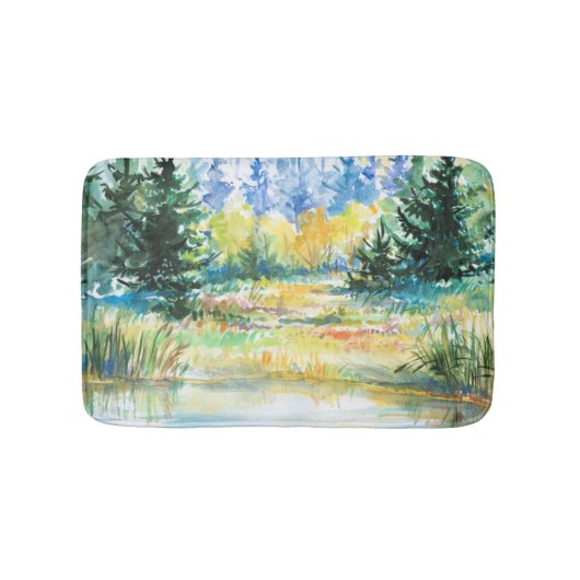 森林 バスマット (正面)