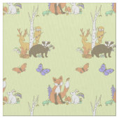 森林 ファブリック (クローズアップ)