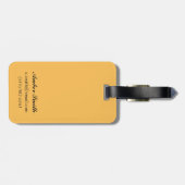 森林-フェアバンクス、アラスカのツキノワグマ ラゲッジタグ (裏面横)