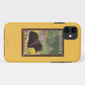 森林-フェアバンクス、アラスカのツキノワグマ Case-Mate iPhoneケース (裏面(横))