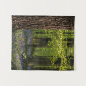 森林 |ベルギーのブルーベル タペストリー (正面(横))