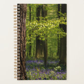 森林 |ベルギーのブルーベル プランナー手帳 (正面)