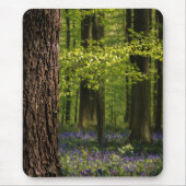 森林 |ベルギーのブルーベル マウスパッド (正面)