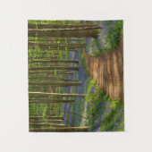 森林 |ベルギーのBluebell Forest タペストリー (正面)