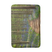 森林 |ベルギーのBluebell Forest バスマット (正面縦)