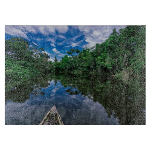 森林 |ペルーのジャングル林 カッティングボード (正面)