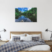 森林 |ペルーのジャングル林 キャンバスプリント (インサイチュ (寝室))