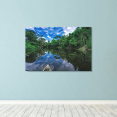 森林 |ペルーのジャングル林 キャンバスプリント (インサイチュ (ウッドフロア))