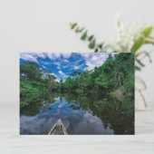 森林 |ペルーのジャングル林 サンキューカード (スタンド正面)