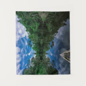 森林 |ペルーのジャングル林 タペストリー (正面)