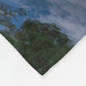 森林 |ペルーのジャングル林 フリースブランケット (角)