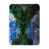 森林 |ペルーのジャングル林 マグネット (縦)