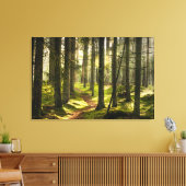 森林 |ボレアルフォレストスウェーデン キャンバスプリント (インサイチュ (リビング))