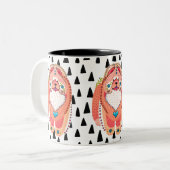 森林-マグのBINDI SOPHIE ツートーンマグカップ (正面左)