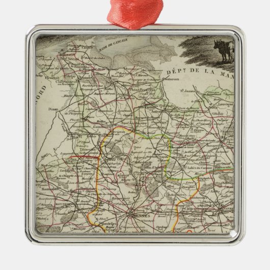 森林 メタルオーナメント (正面)