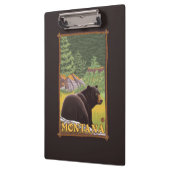 森林-モンタナのツキノワグマ クリップボード (左)