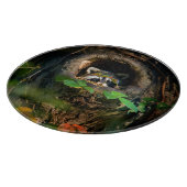 森林 |ラクーンのぞき取り カッティングボード (角)