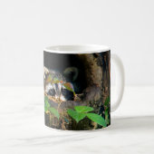 森林 |ラクーンのぞき取り コーヒーマグカップ (正面右)