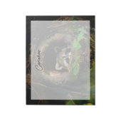 森林 |ラクーンのぞき取り ノートパッド (回転)