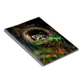 森林 |ラクーンのぞき取り ノートブック (右側)