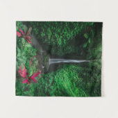 森林 |レクレクバリの滝 タペストリー (正面(横))