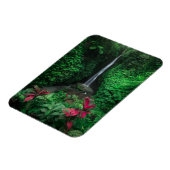 森林 |レクレクバリの滝 マグネット (左側)