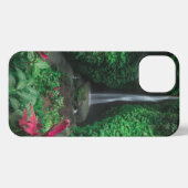 森林 |レクレクバリの滝 iPhoneケース (裏面横)