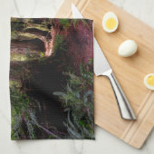 森林 |レッドウッド・フォレスト・カリフォルニア キッチンタオル (四つ折り)