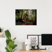 森林 |レッドウッド・フォレスト・カリフォルニア ポスター (ホームオフィス)